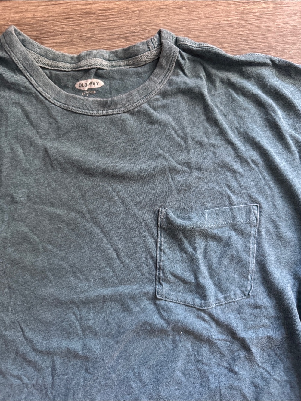 Old Navy Men's Short-Sleeve Pocket Tee - Teal Blue
